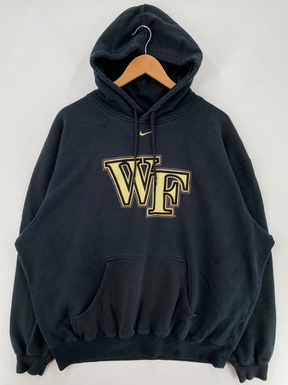 00' NIKE x WAKE FOREST Size XL Vintage College Hoodie Sweat-Shirt / F9202S