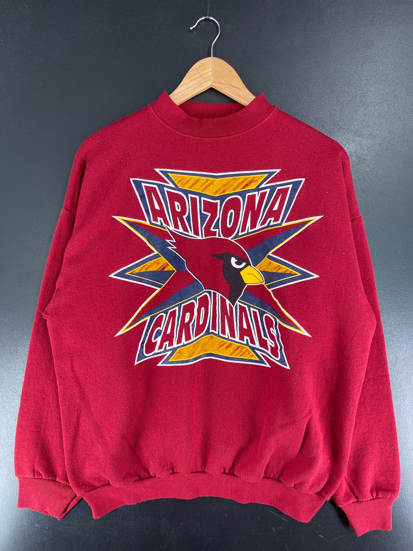 90's ARIZONA CARDINALS Made in USA Size L Vintage NFL Sweat-shirt / F4117S
