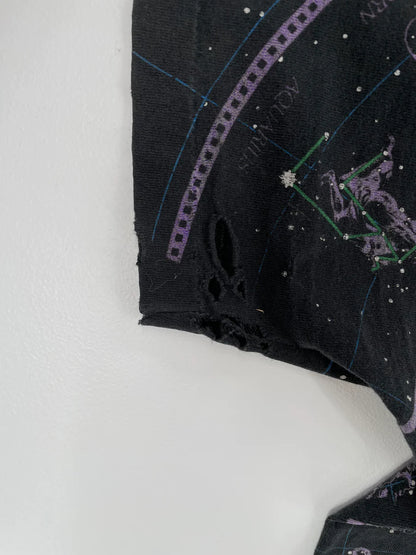 90's LIQUID BLUE CONSTELLATION All over prints Size XL T-shirts / F8517T