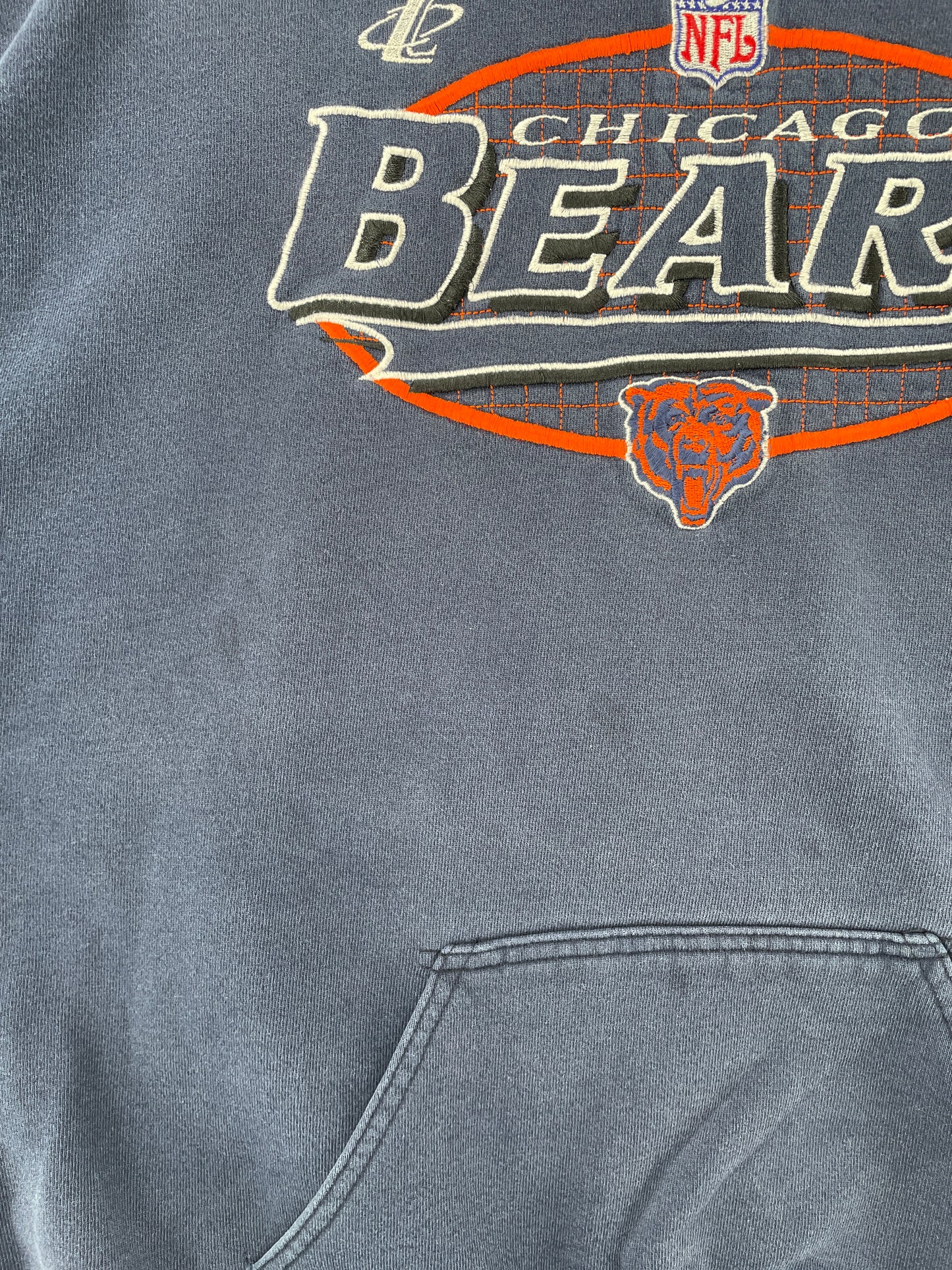 90's CHICAGO BEARS Made in USA Size XL Vintage NFL Hoodie Sweat-Shirt / F7547S