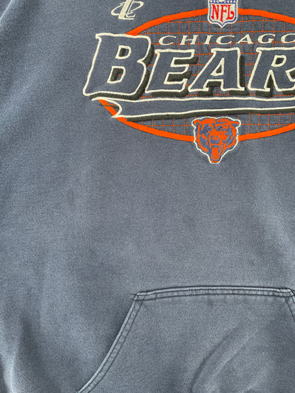 90's CHICAGO BEARS Made in USA Size XL Vintage NFL Hoodie Sweat-Shirt / F7547S