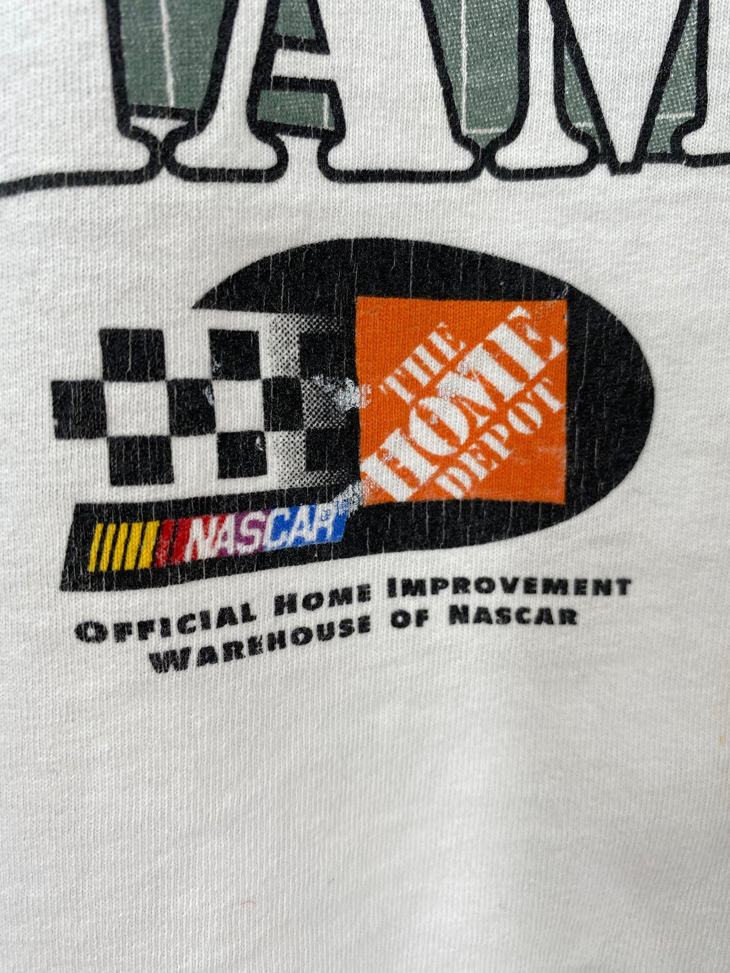 1999 NASCAR TONNY STEWART Size XL Vintage Racing T-Shirt / G540T