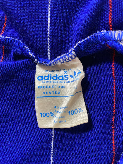 80's ADIDAS FRANCE Size Approx. XS Vintage Soccer Game Shirt / G3808T