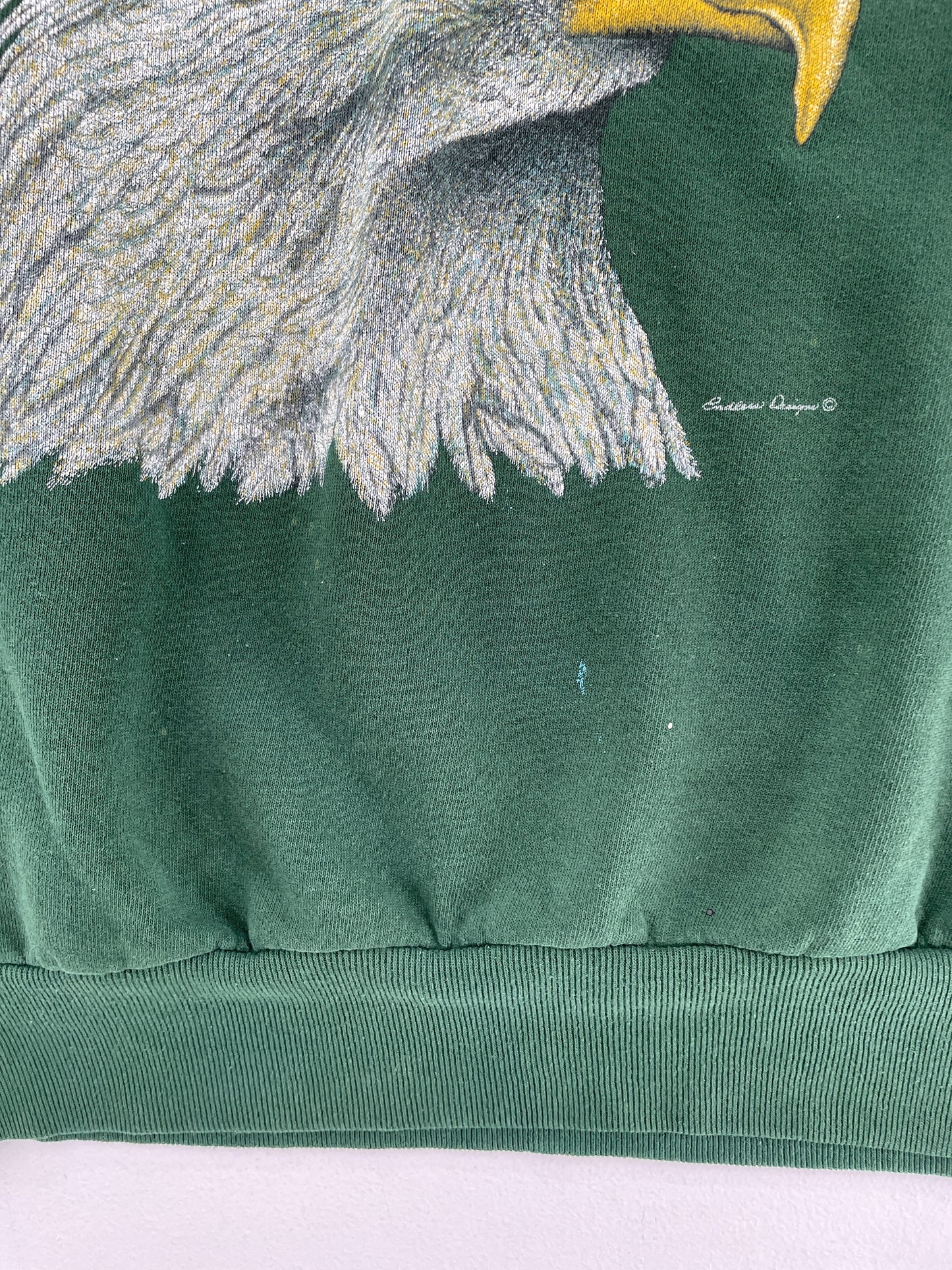 90's BALD EAGLE Made in USA Size XXL Vintage Animal Sweat-Shirt / G5853S