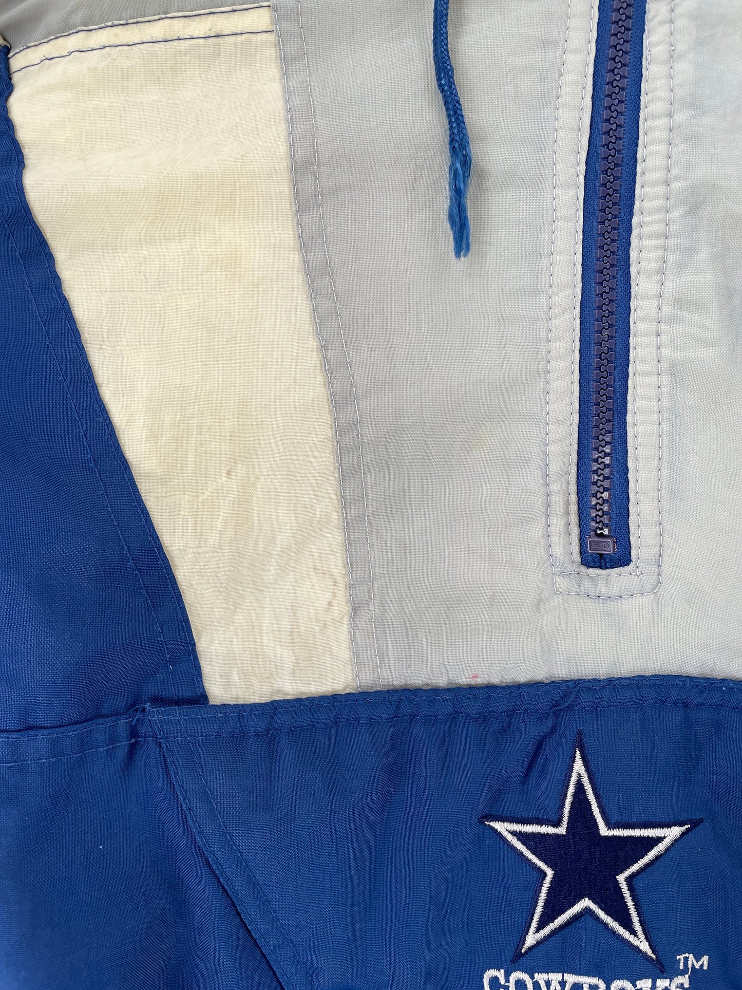 90's STARTER x DALLAS COWBOYS Size XL Vintage NFL Padded Nylon Jacket / F5862N