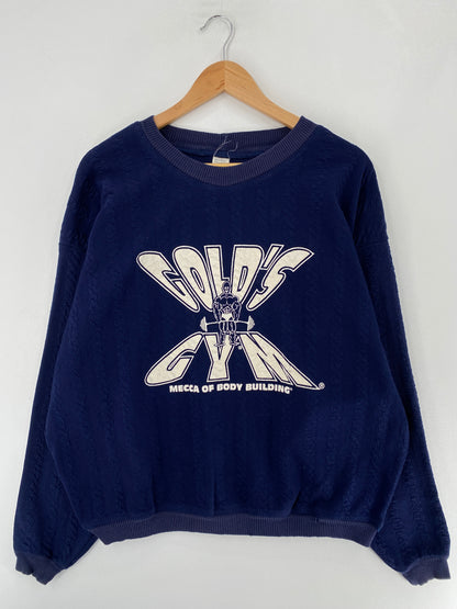 90's GOLD'S GYM Made in USA Size L Vintage Sweat-Shirts / F6306S