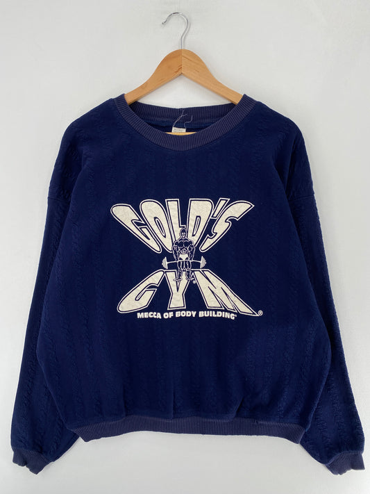 90's GOLD'S GYM Made in USA Size L Vintage Sweat-Shirts / F6306S