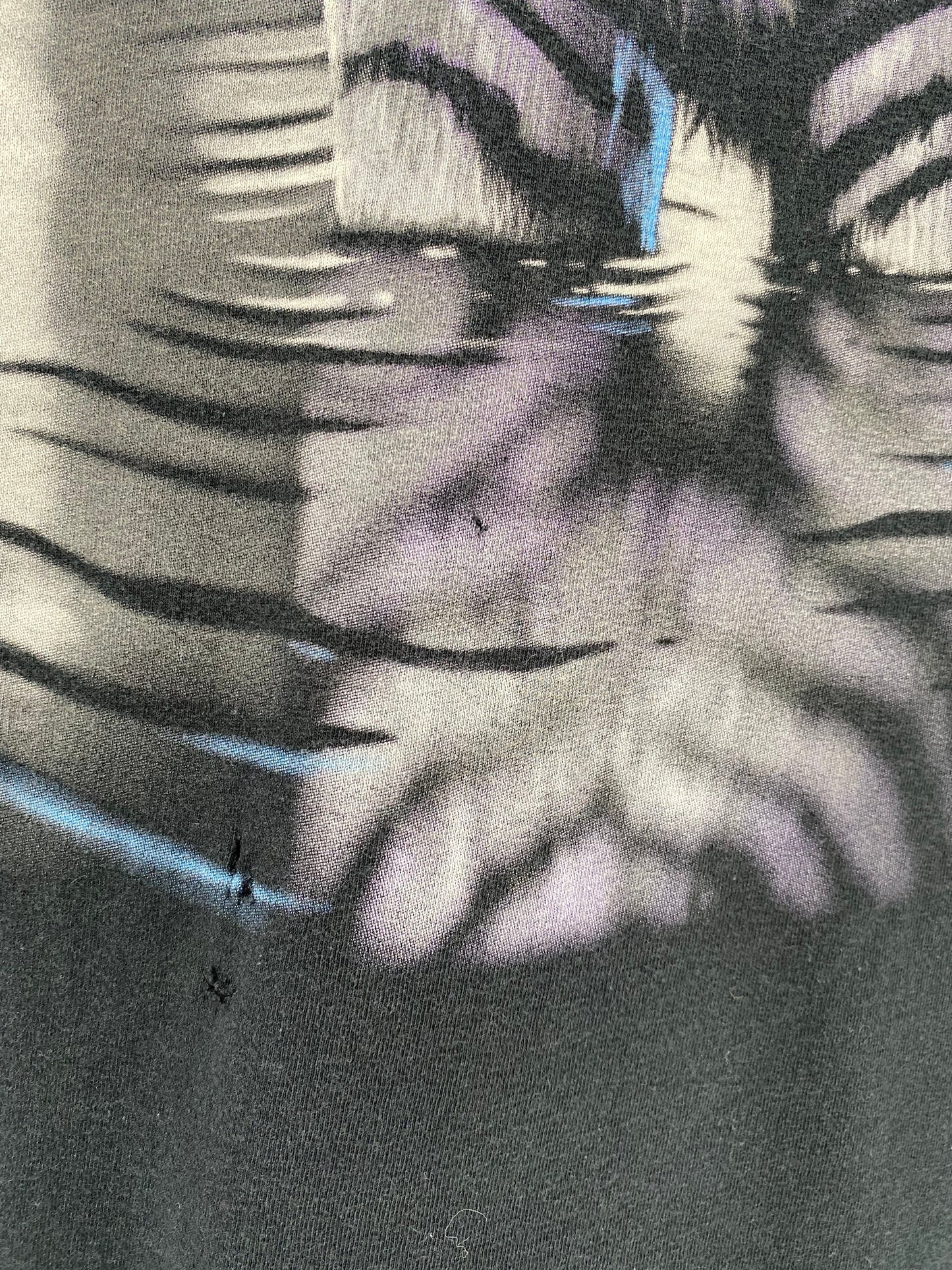 1998 LIQUID BLUE TIGER Size XXL Vintage Animal T-Shirt / G3041T