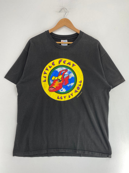 1988 LITTLE FEAT LET AT ROLL Made in USA Size XL Vintage Music T-Shirt / G3430T
