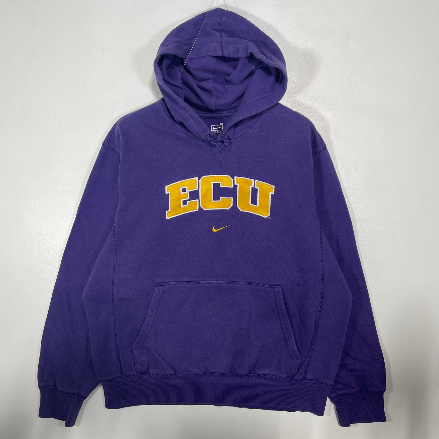(M) Vintage NIKE x ECU College Hoodie Sweatshirt / A1534S