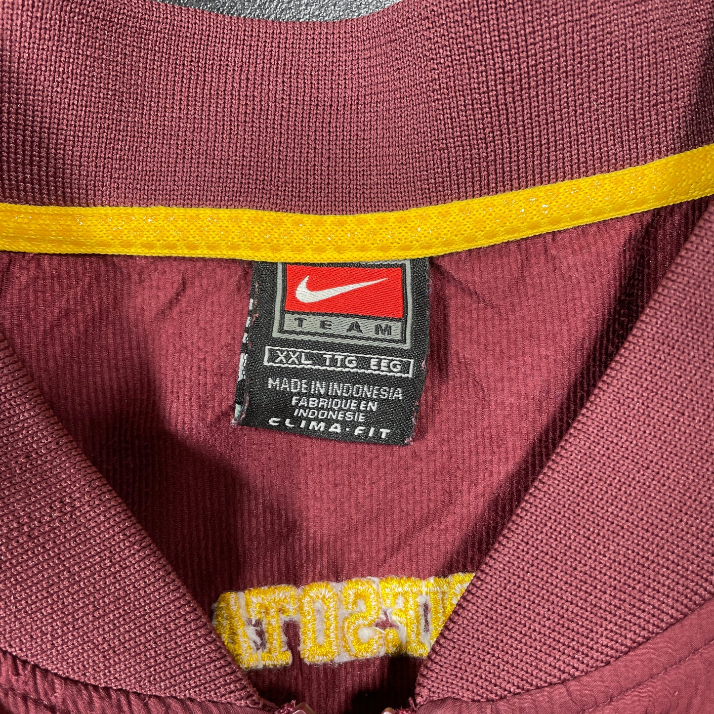 (XXL) 00' NIKE x MINNESOTA Vintage College Half-zip Jacket / A1437N