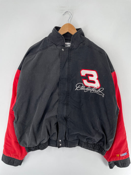 Vintage NASCAR DALE EARNHARDT Size XL Racing Jacket / F2651J