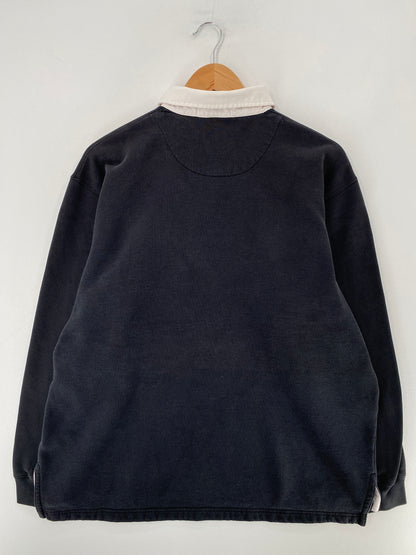 90's RALPH LAUREN Size L Vintage Sweat Rugby-Shirt / F8475R