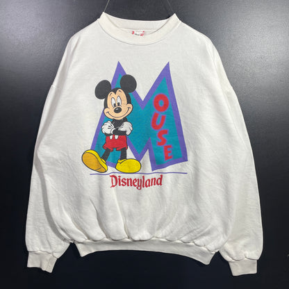(Approx.XL) 90’s DISNEY MICKEY Vintage Sweatshirt / A1119S