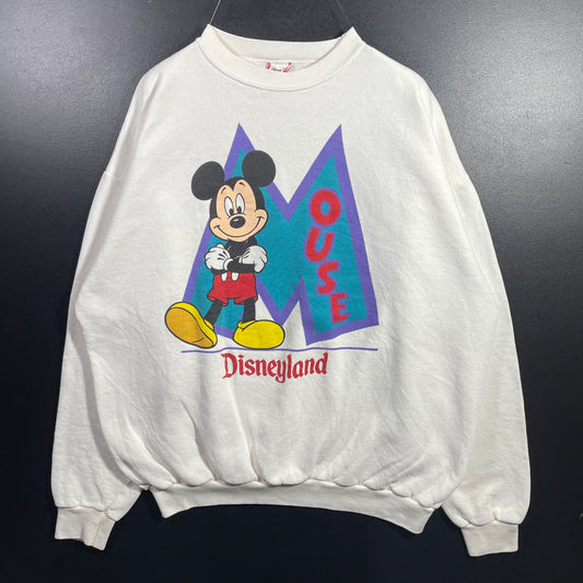 (Approx.XL) 90’s DISNEY MICKEY Vintage Sweatshirt / A1119S