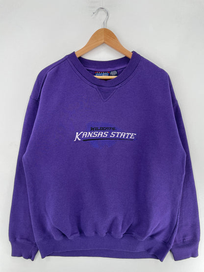 90’s KANSAS STATE WILDCATS Size L College Sweat-shirt / F8092S