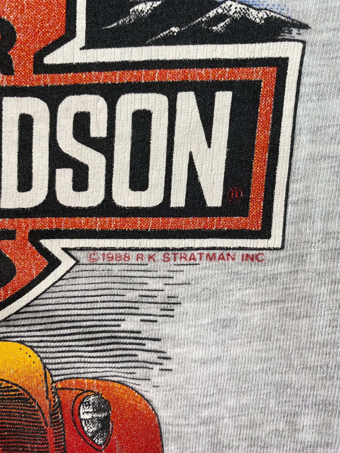 90’s HARLEY DAVIDSON Made in USA Size L Vintage Long Sleeve T-shirt / F8879T