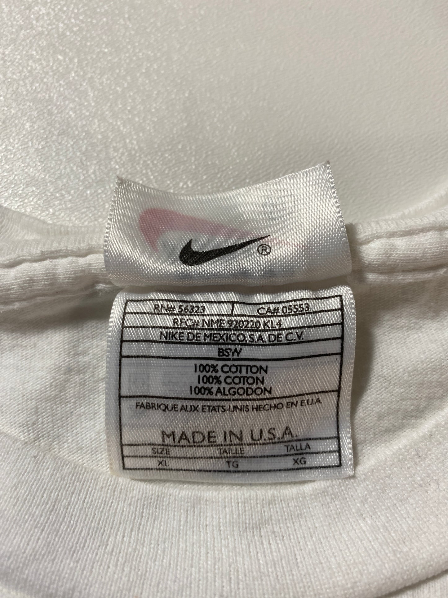 (XL) 90's NIKE BASKETBALL T-shirt / A0160T