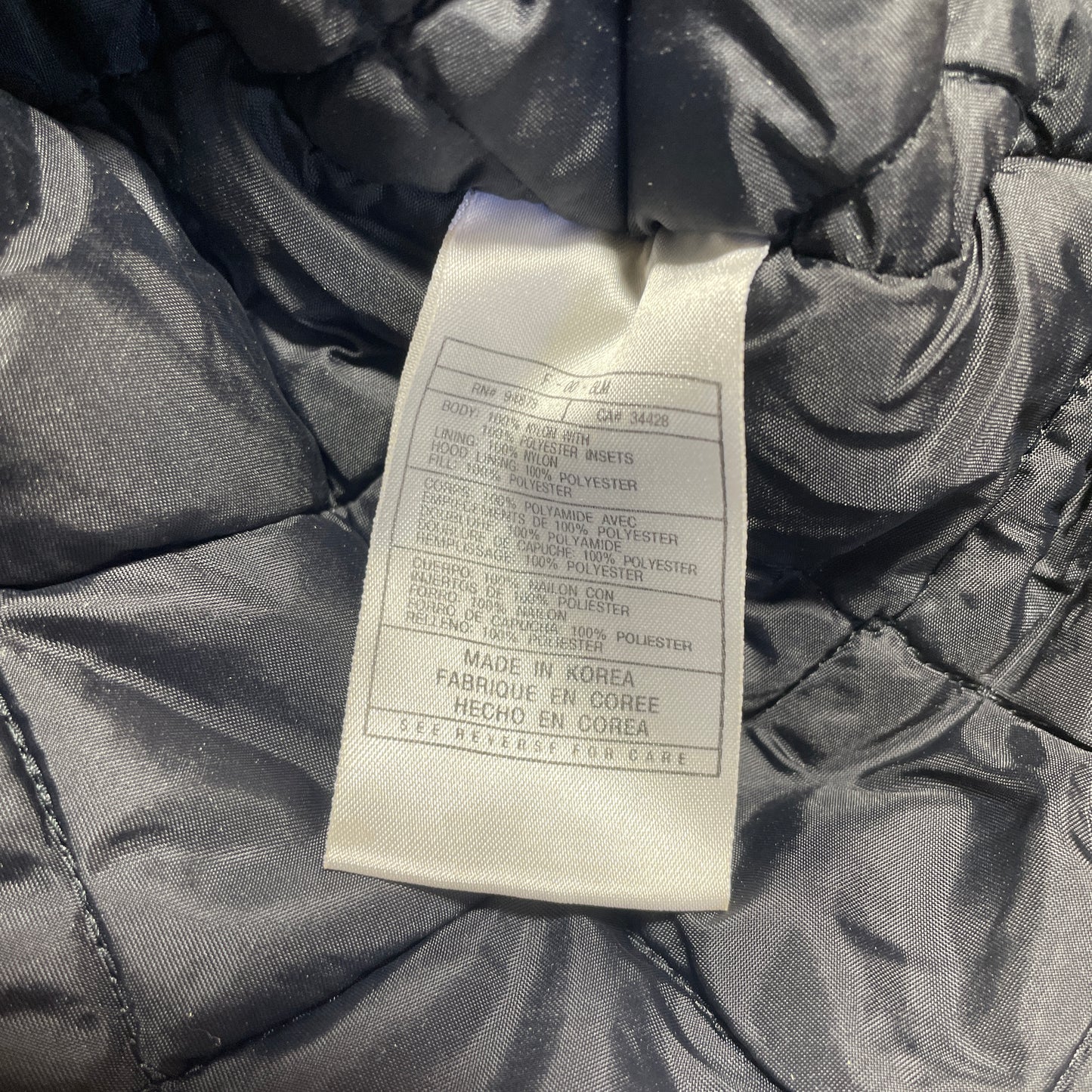 (L) 00' NIKE x PITTSBURGH STEELERS Vintage NFL Padded Nylon Jacket / A1361N