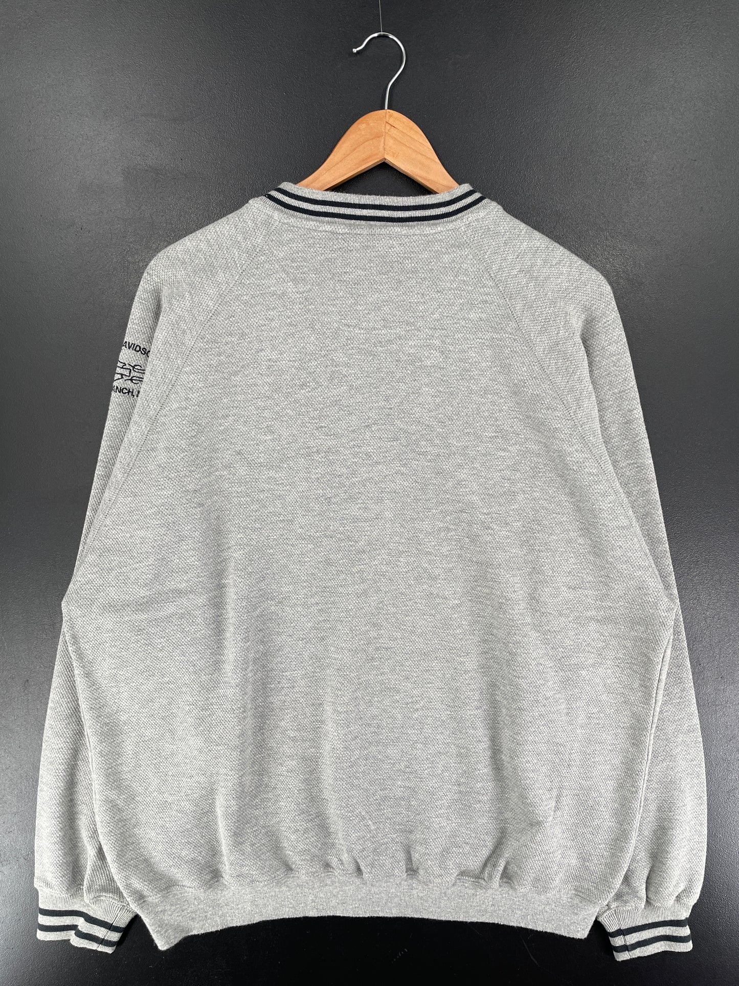 2005 HARLEY DAVIDSON Size L Vintage Racing Sweat-Shirt / F3038S