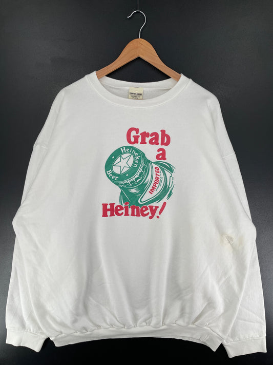 90's HEINEKEN Made in USA Size XXL Vintage Sweat-shirt / F2730S
