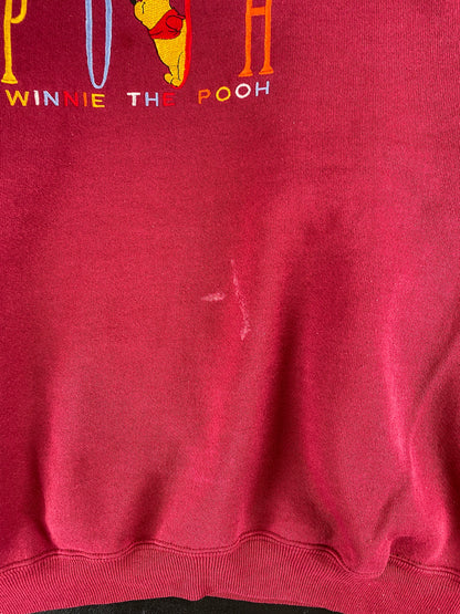 90's WINNIE THE POOH Made in USA Size XL Vintage Sweat-Shirt / F6266S