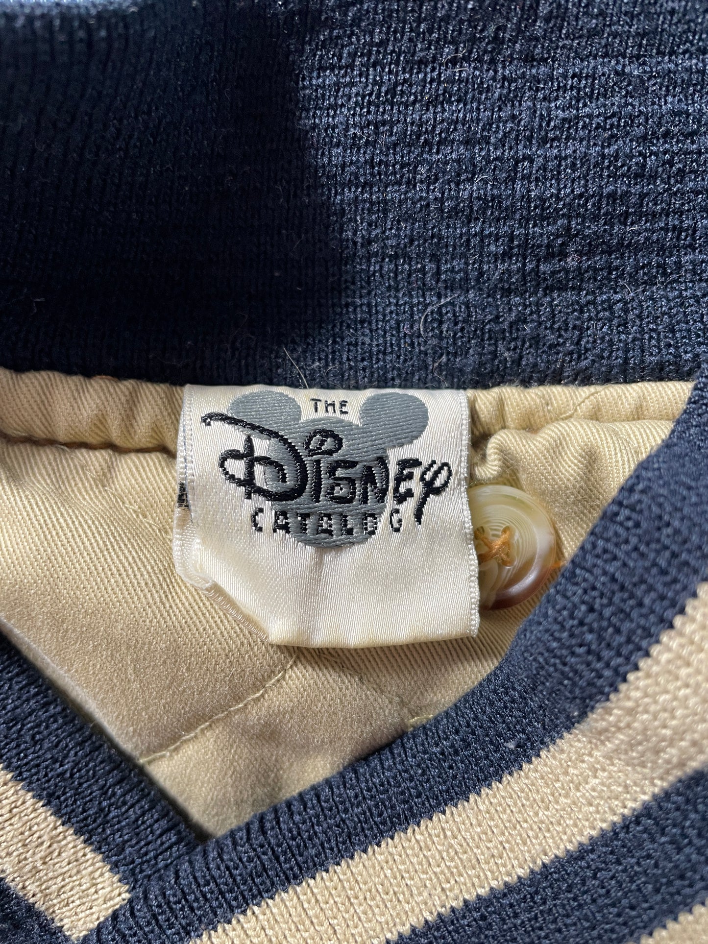 Vintage DISNEY WINNIE THE POOH Size Approx. S Denim Jacket / F5925J