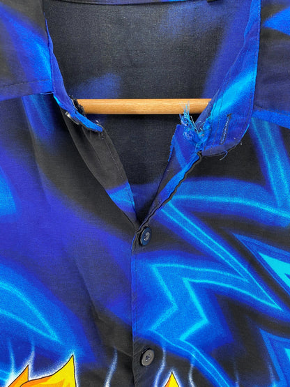 VINTAGE DRAGON BALL Z Size XL Button Down Shirt / F9889B
