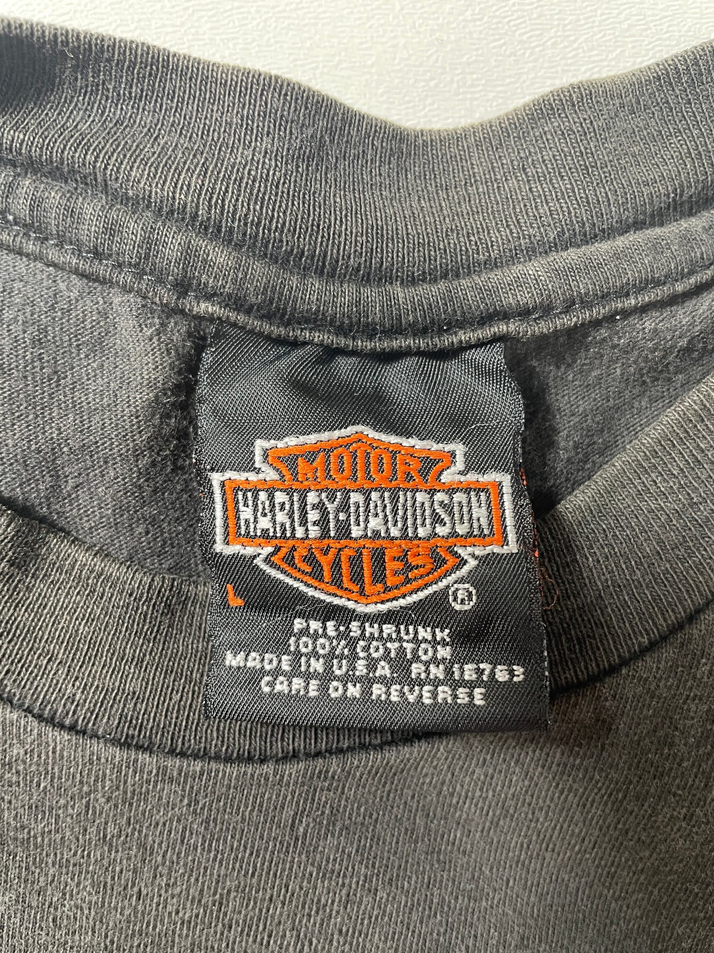 1998.HARLEY DAVIDSON Made in USA Size L Vintage T-shirt / F2892T