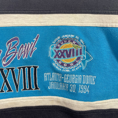 (L) 1994 SUPER BOWL Vintage NFL Sweatshirt / A1042S