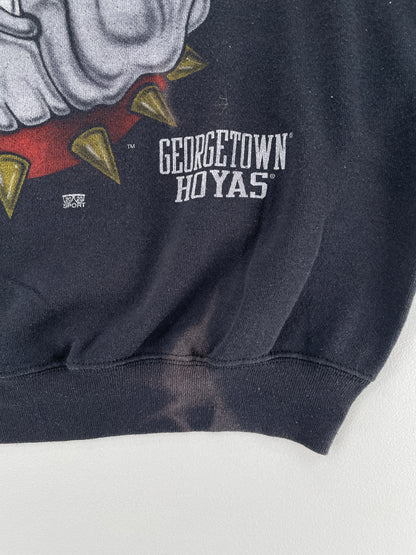 90's GEORGETOWN HOYAS Made in USA Size XL Vintage College Sweat-shirt / F3745S
