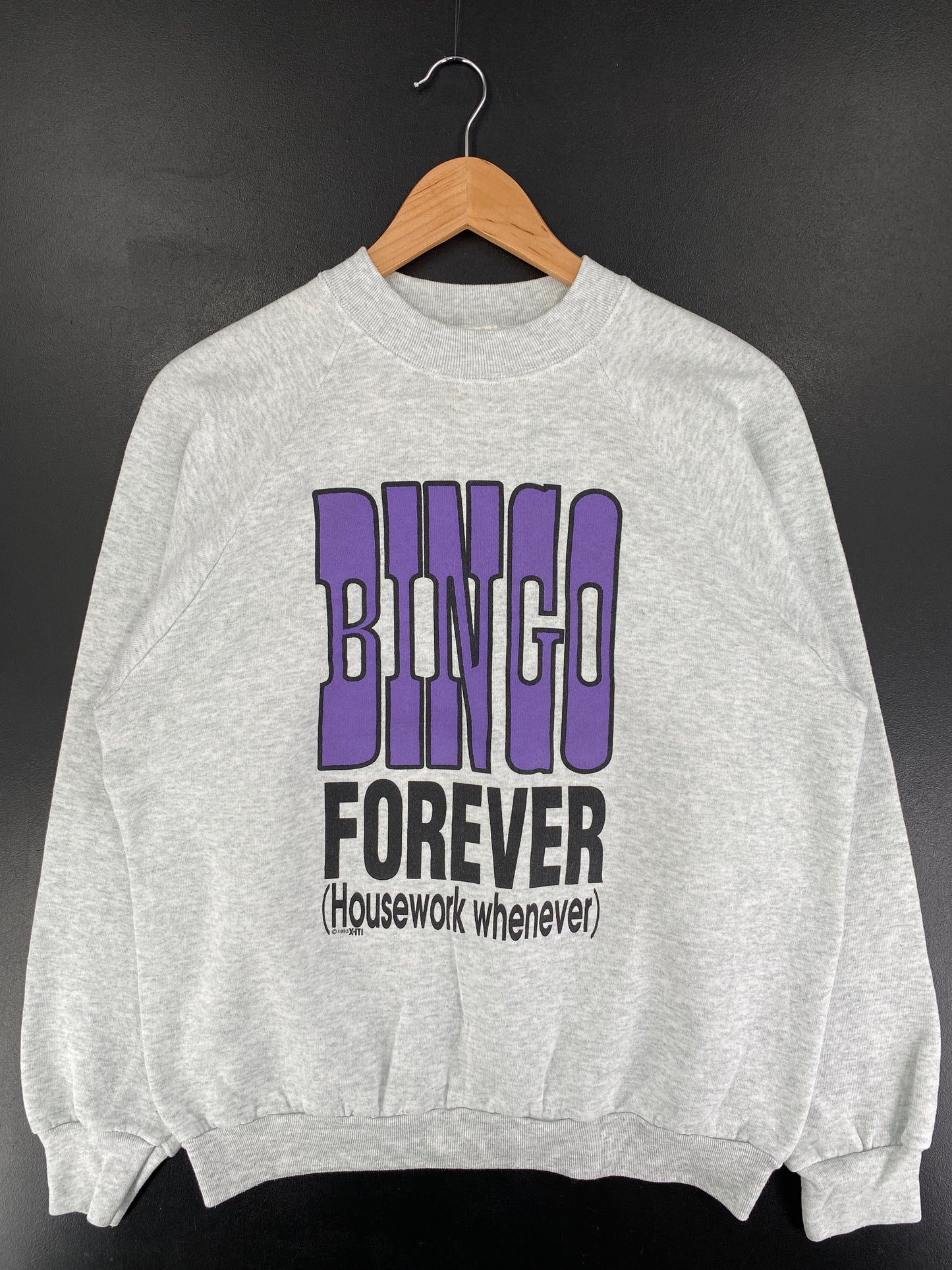 90's BINGO FOREVER Made in USA Size L Vintage Sweat-shirt / F1324S
