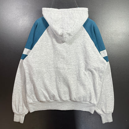 (L) 80’s NIKE SMALL LOGO Vintage Zip-Up Sweatshirt / A1075S