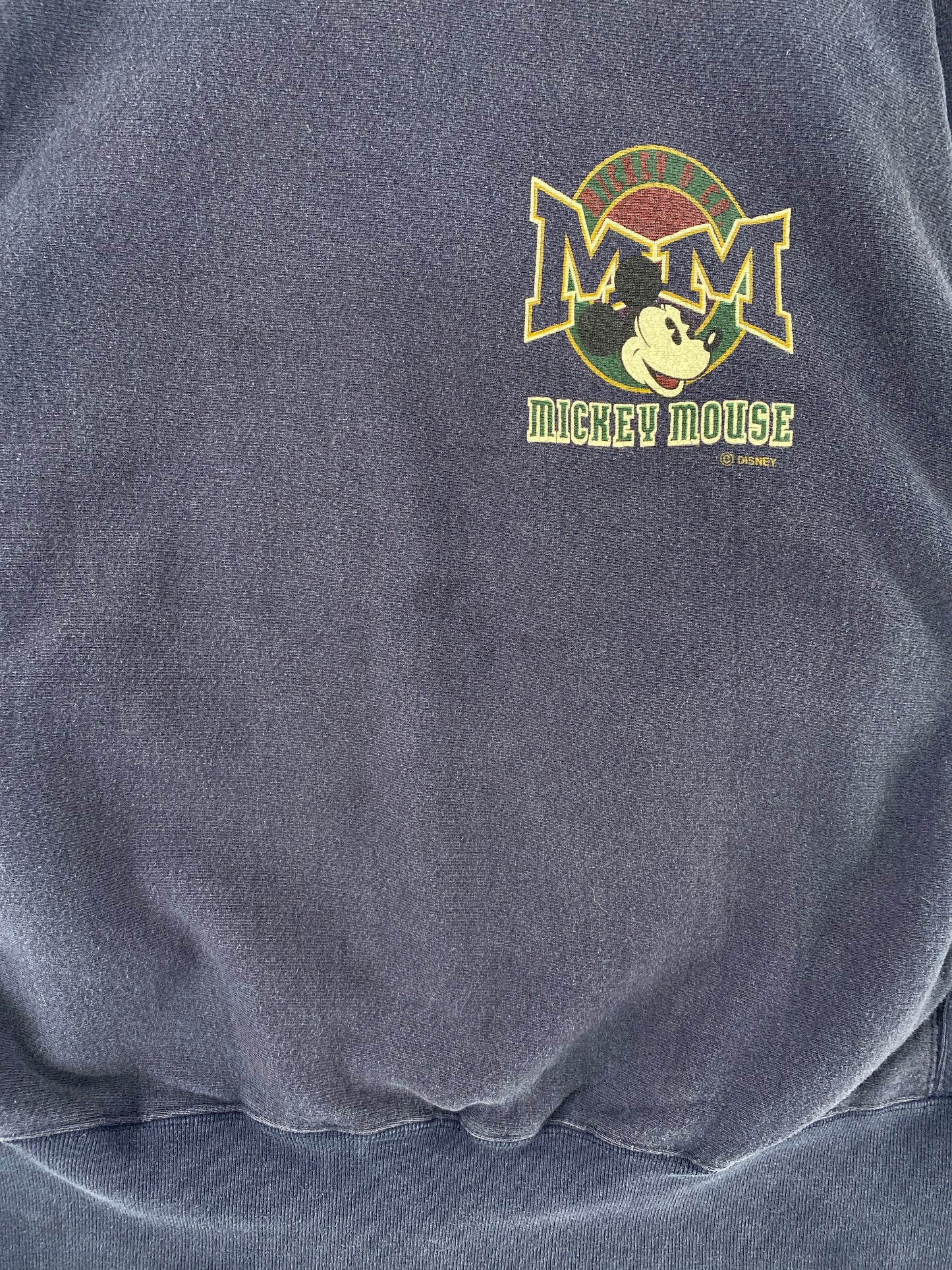 90's DISNEY MICKEY Made in USA Size L Vintage Sweat-shirt / G4862S