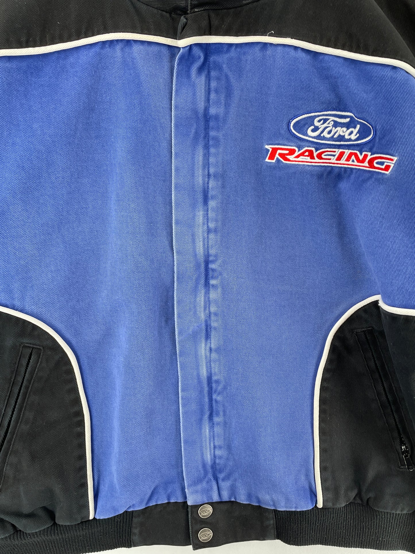 .Vintage NASCAR FORD Size No Tag Approx. XXL Racing Jacket / F2646J