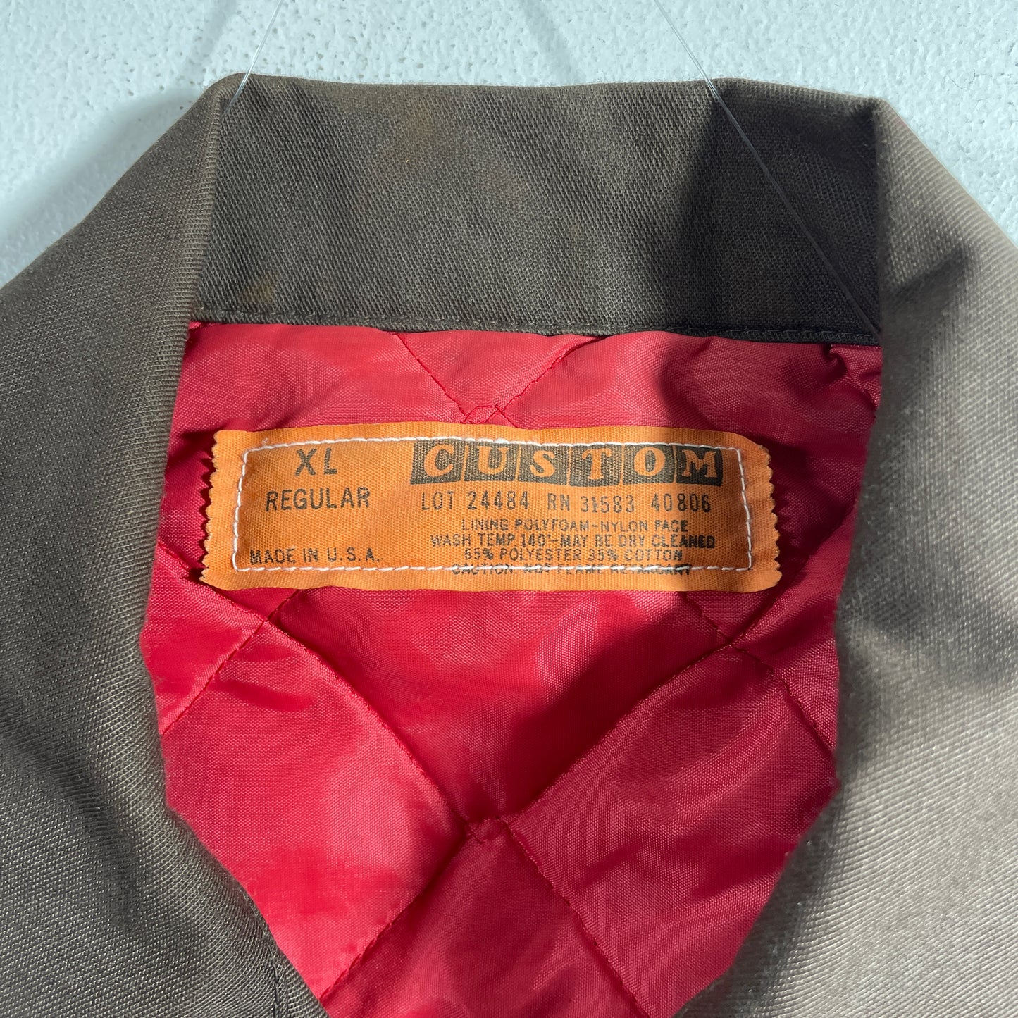 (XL) Vintage Brown Work Jacket / A1324J