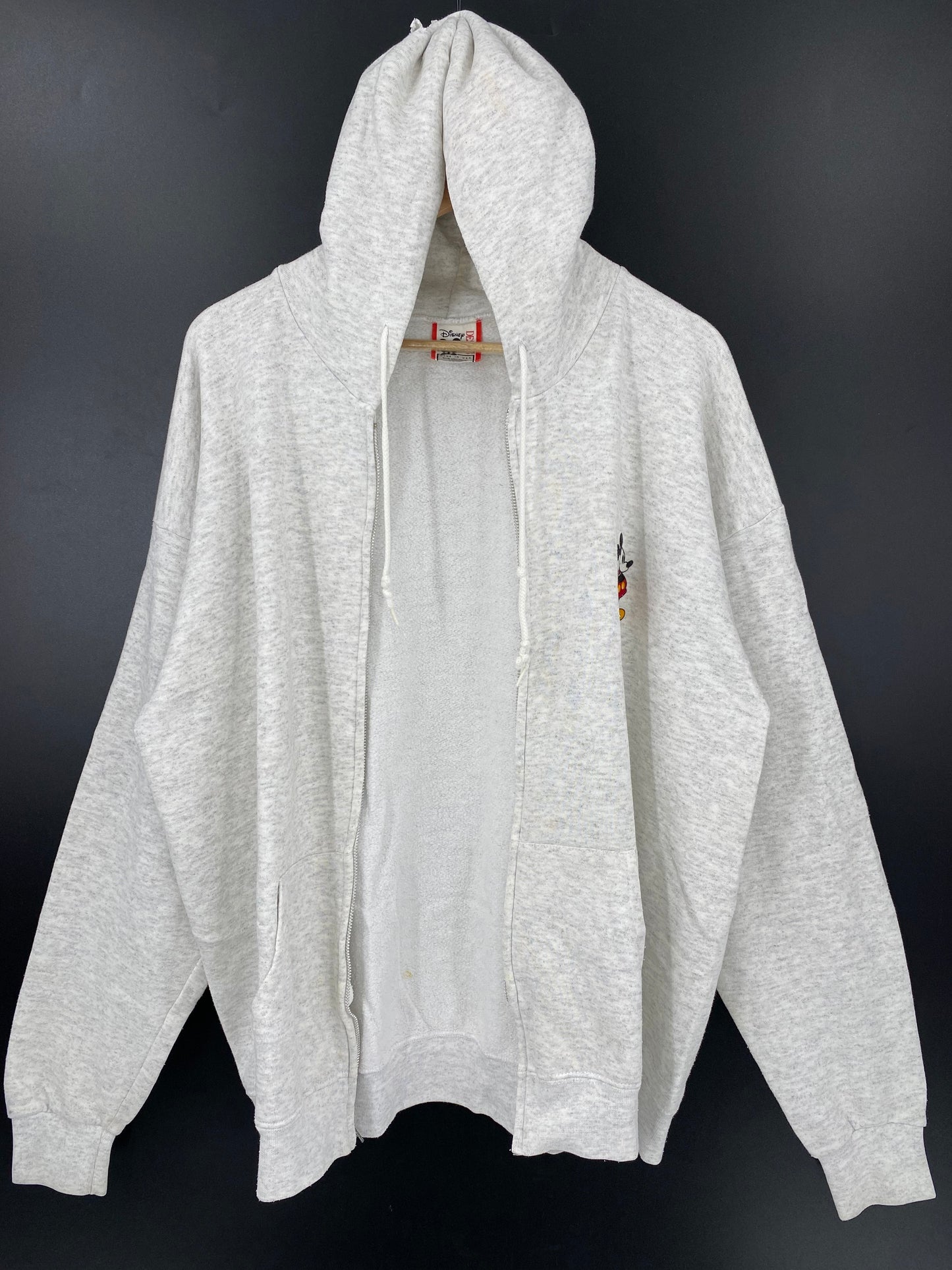 90's DISNEY MICKEY Made in USA Size XL Vintage Hoodie Sweat-shirt / F4492S
