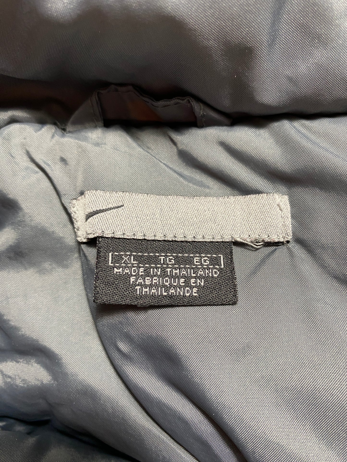 00' NIKE Size XL Vintage Nylon Padded Zip-up Jacket / F4906N