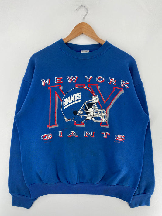 .1992 NEW YORK GIANTS Made in USA Size L Vintage NFL Sweat-Shirt/ F6223S