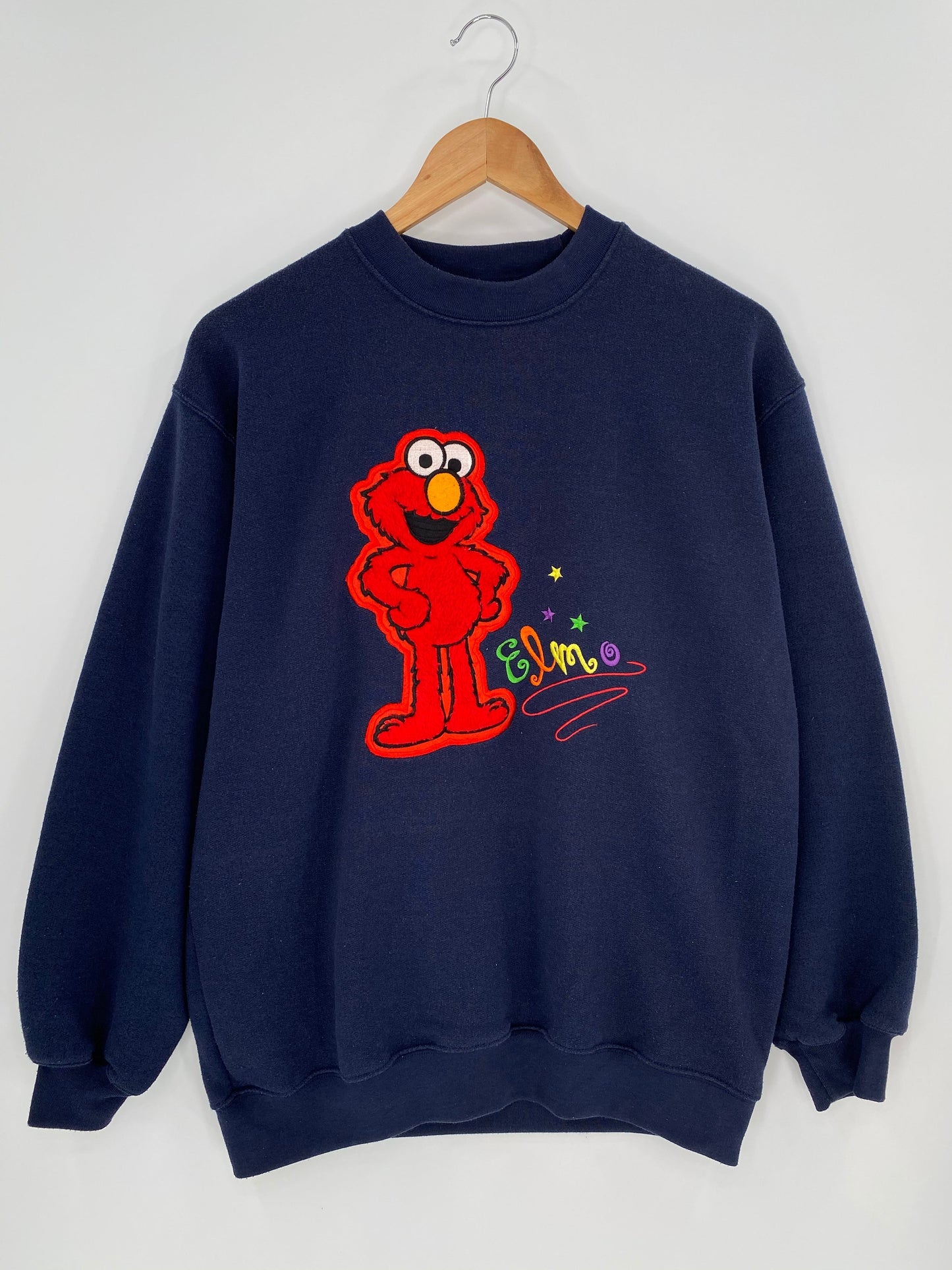 Vintage SESAME STREET ELMO Size L Sweat-shirt / F349S