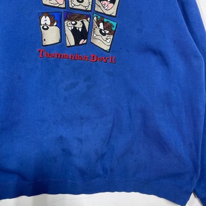 (XXL) 1996 LOONEY TUNES TAZ Vintage Sweatshirt / A1552S