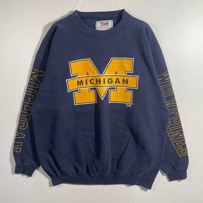 (XL) 90’s MICHIGAN WOLVERINES Vintage College Sweatshirt / A1170S