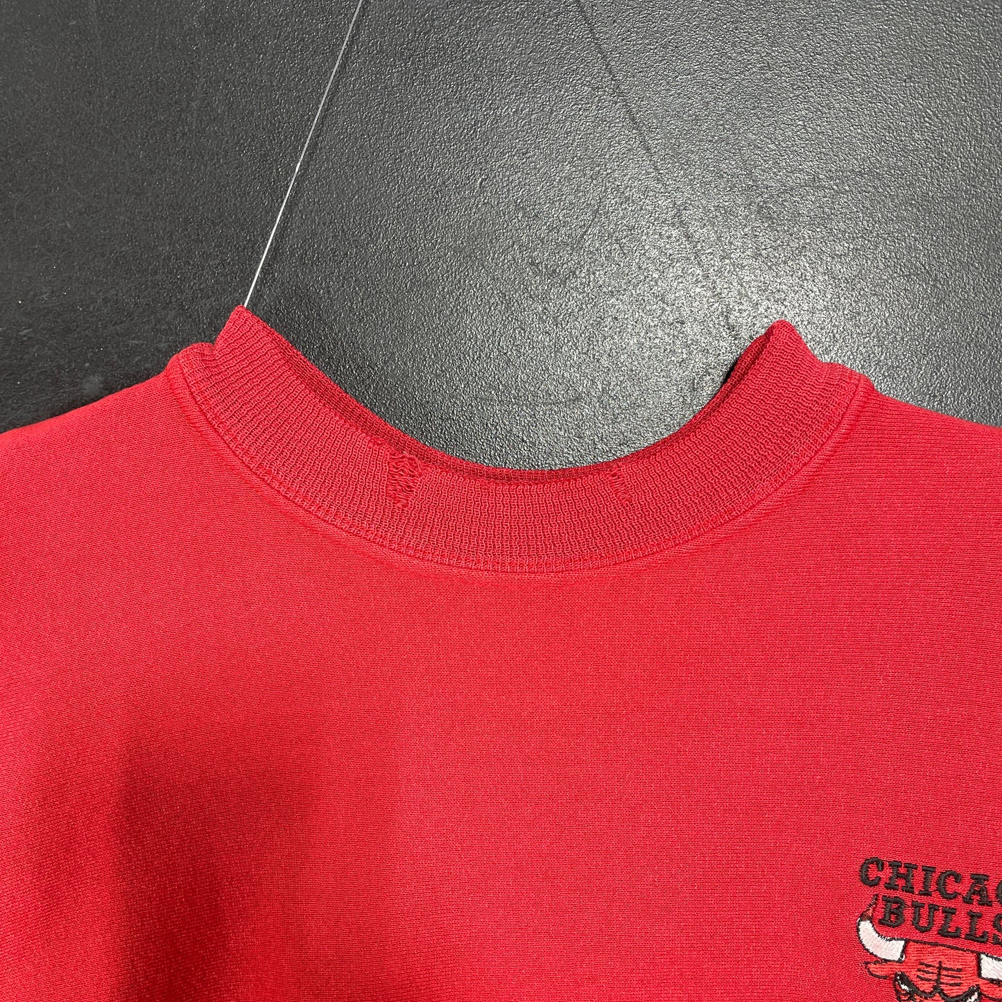 (Approx.L) 90’s CHICAGO BULLS Vintage NBA Sweatshirt / A1539S