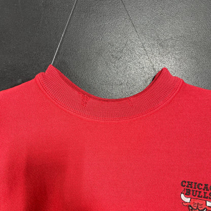 (Approx.L) 90’s CHICAGO BULLS Vintage NBA Sweatshirt / A1539S