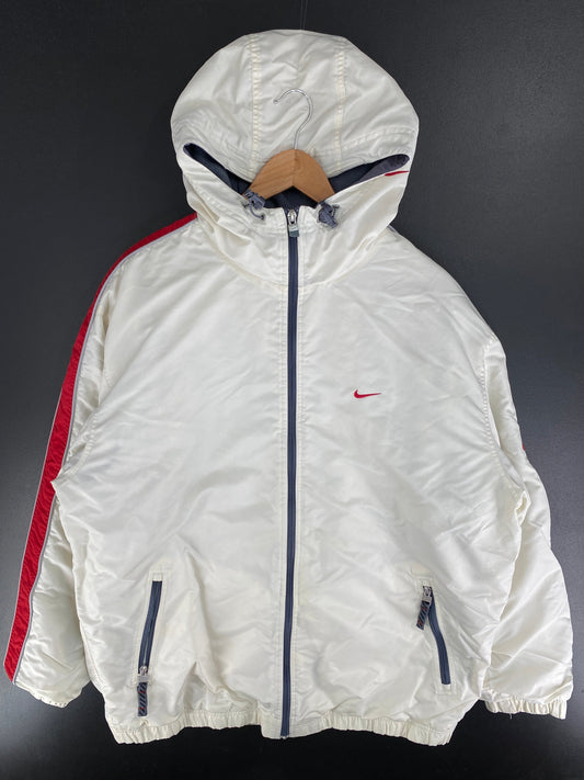 00' NIKE Size XL Vintage Nylon Padded Zip-up Jacket / F6085N