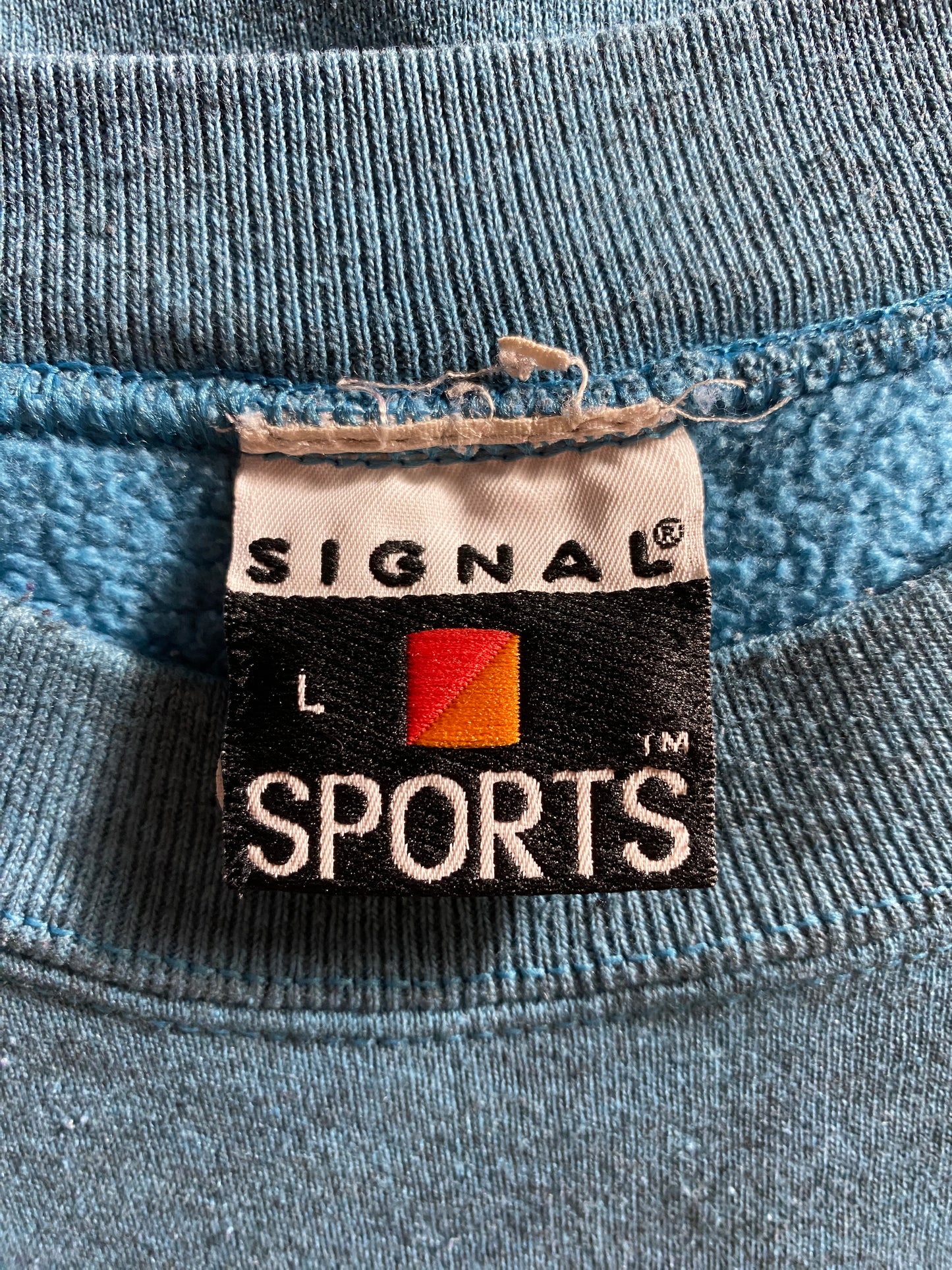 90's ALASKA Made in USA Size L Vintage Animal Sweat-Shirt / F9071S