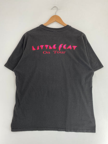 1988 LITTLE FEAT LET AT ROLL Made in USA Size XL Vintage Music T-Shirt / G3430T