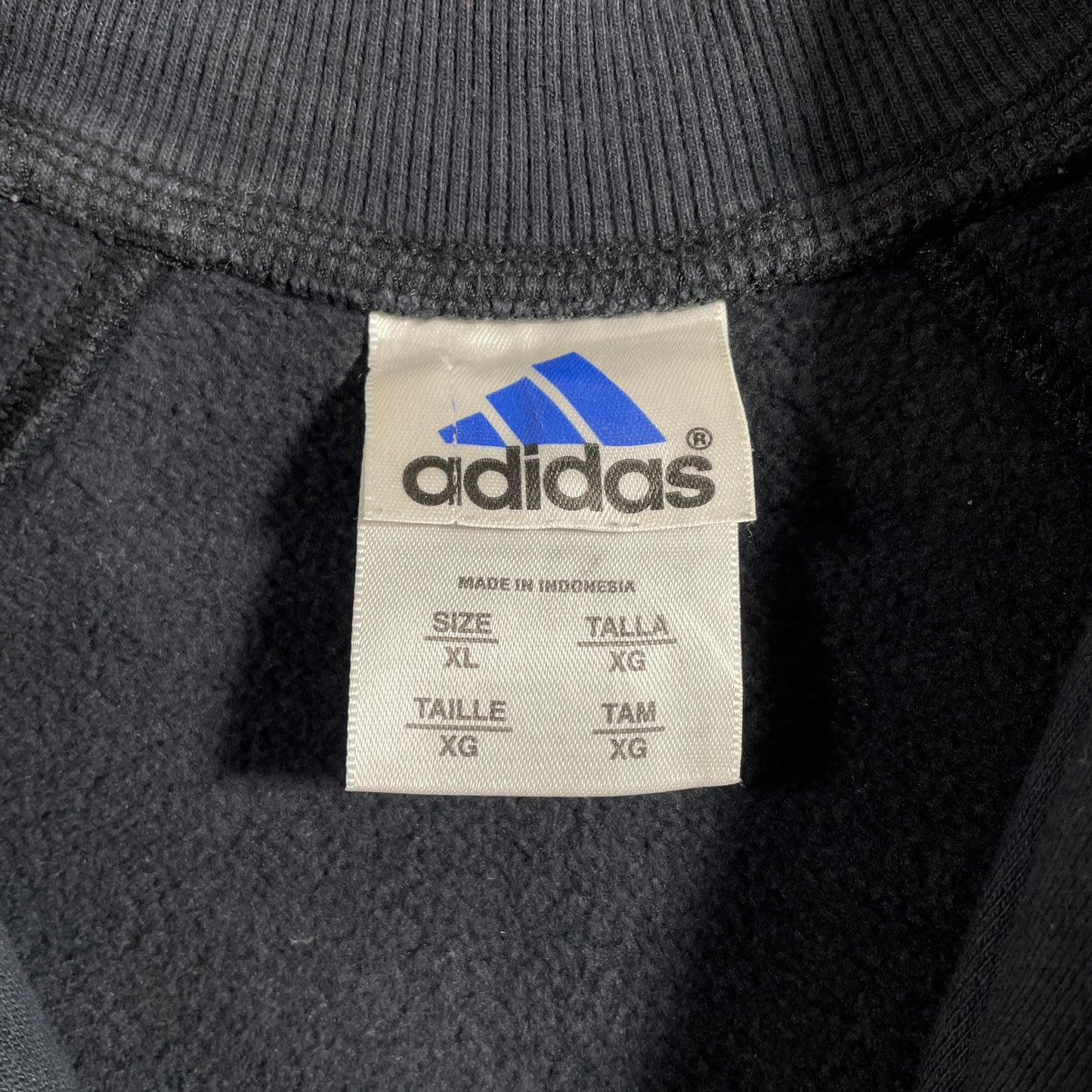(XL) 90’s ADIDAS Vintage Half Zip-up Sweatshirt / A1281S