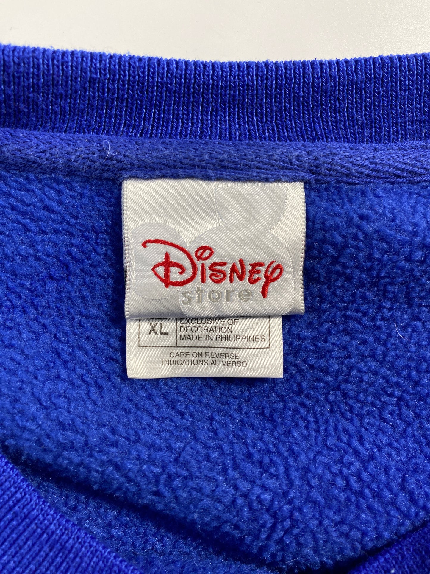 00' DISNEY MICKEY CHRISTMAS Size XL Vintage Fleece Sweat-shirt / F6168S