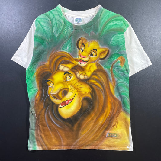 (L) 90’s Hand Painted DISNEY THE LION KING Vintage T-Shirt / A0878T